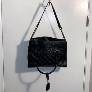Michael Kohrs Black Leather Tote